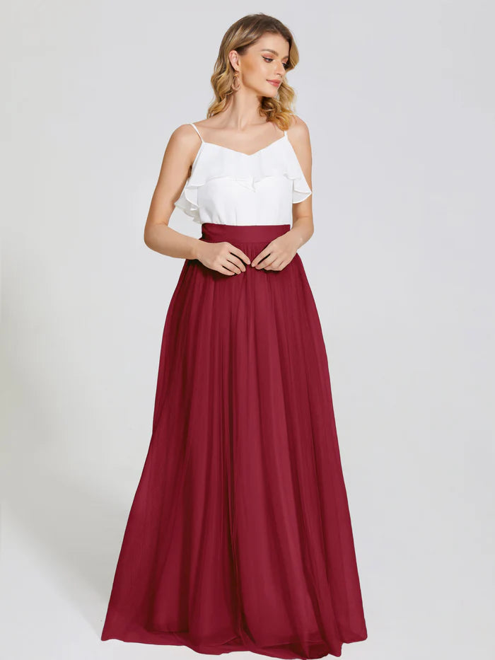 Hayden Two Pieces Tulle Bridesmaid Skirt