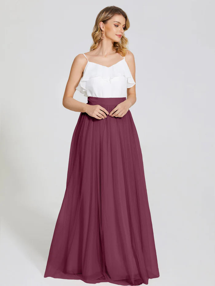 Hayden Two Pieces Tulle Bridesmaid Skirt