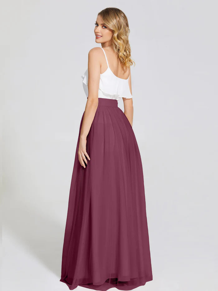 Hayden Two Pieces Tulle Bridesmaid Skirt