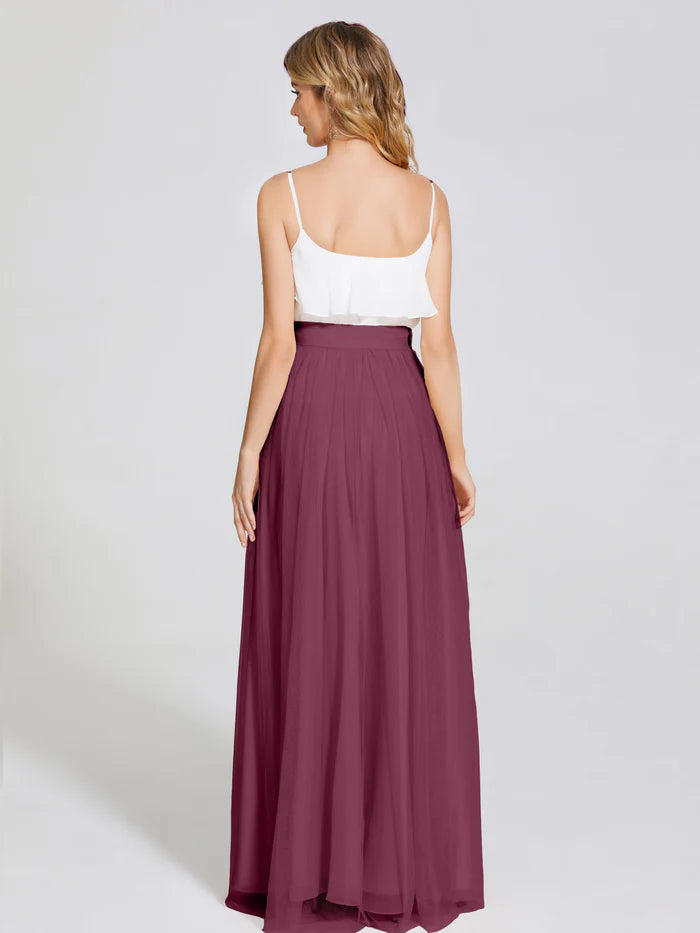 Hayden Two Pieces Tulle Bridesmaid Skirt