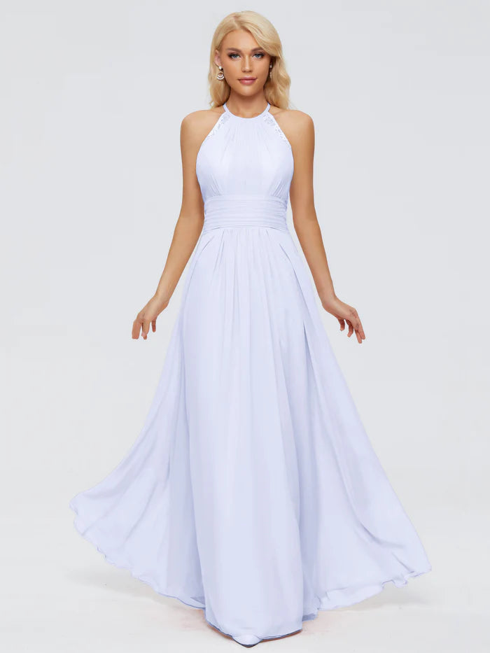 Arya Halter Chiffon Bridesmaid Dresses